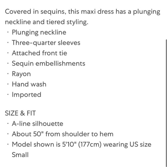 Black Sequin Dress - Picture 5 of 5